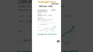 multibagger stocks for 2024 multibaggerstocks sharemarket [upl. by Natsrik]