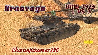 Kranvagn  Charanjitkumar326  Dmg 7923  1 vs 3 [upl. by Wolfgang]