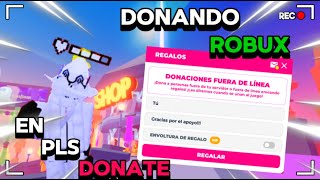 💸 DONANDO ROBUX EN PLS DONATE  DIRECTO REGALANDO ROBUX A SUBSCRIPTORES 🤑🔥 [upl. by Irbua769]