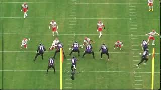 Why Lamar dropped weight Ravens Offense v Chiefs Drive 12 film study [upl. by Nuris449]