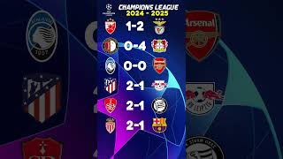 Resultados jornada 1 día 3 Champions League 2024  2025  Resultados champions league hoy [upl. by Eibmab]