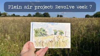 Plein Air Sketch Project  Revolve week 752 [upl. by Amice309]