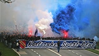 Karlsruher SC Corteo I 3rd German League I Quelle Ultras Crew 2002 [upl. by Wichern827]