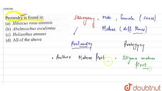 Protandry is found in [upl. by Sallie950]