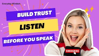 How Active Listening Builds Trust [upl. by Tnarb353]