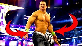 John Cena takes his shirt off and SEE WHAT HAPPENS NEXT [upl. by Akim]