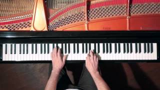 Bach 2 Part Invention No2 slow tempo P Barton FEURICH Harmonic Pedal piano [upl. by Zoie]