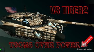 PolyTank 2 Gameplay T90MS Full Vs Tiger 2 [upl. by Crispin]