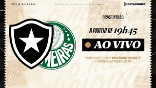 AO VIVO  Botafogo x Palmeiras  Brasileirão  17ª Rodada [upl. by Vivienne206]