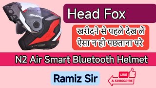 Headfox N2 Air 7 Smart Gps Bluetooth HelmetSteelbird Brand [upl. by Gagne]