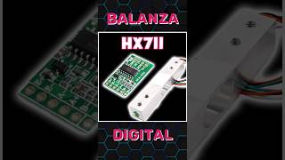 BALANZA DIGITAL HX711 Y CELDA DE CARGA proyecto electrónica arduino hx711 diy shorts [upl. by Elocin]