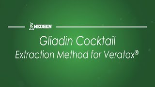 Veratox® Food Allergens  Gliadin Cocktail Extraction of Heat Processed Samples [upl. by Nguyen]