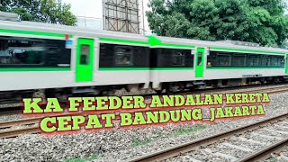 KA FEEDER RUTE BANDUNGPADALARANG HARI INI channeledukasisejati [upl. by Tedric]