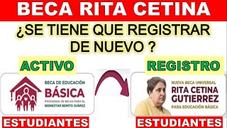 Ya tengo la Beca BENITO JUAREZ ¿Es necesario que me registre a la BECA RITA CETINA Secundaria 🤔 [upl. by Tonnie]