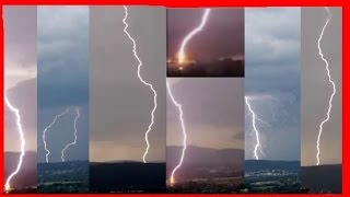 La Météo orage Top 10 éclair Meilleur de la foudre best lightning strikes [upl. by Barkley]