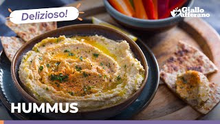 HUMMUS – La ricetta originale Perfetto per laperitivo 😋🌿😍 [upl. by Lalo]