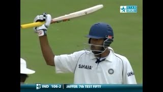 Wasim Jaffer 58 vs England 1st Test 2007  Lords [upl. by Afatsuom]