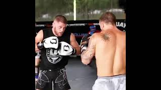 Rafael Fiziev and Brad Riddell sparring  Tiger Muay Thai [upl. by Olsson]