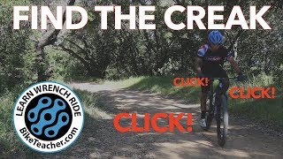 How to diagnose a creaking bottom bracket pedal chainring or crankset [upl. by Candis]