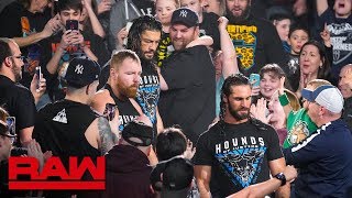 The Shield make their entrance one last time Raw March 11 2019 [upl. by Estes]