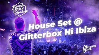 Purple Disco Machine House Set  Glitterbox Hï Ibiza By DJ Alejandro Conde [upl. by Suraved515]