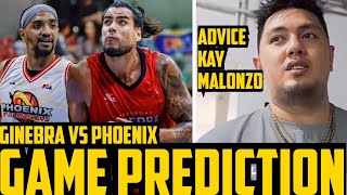 GINEBRA VS PHOENIX GAME PREDICTION  BELGA MAY ADVICE KAY MALONZO [upl. by Greff]