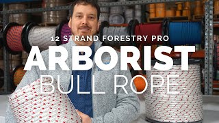 12 Strand Forestry Pro  Arborist Bull Rope  Rigging Rope  Arborist Gear [upl. by Galen]