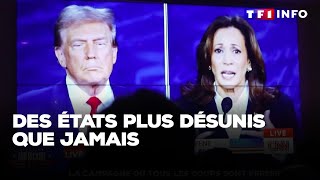 Présidentielle américaine  des États plus désunis que jamais｜TF1 INFO [upl. by Werbel]