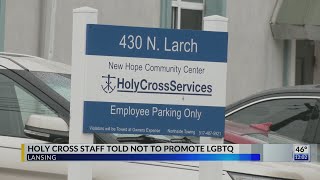 Holy Cross staff told not to promote LGBTQIA [upl. by Adnohral]