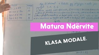 Ushtrime matematike për Maturë  Klasa modale [upl. by Onafets]