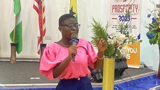 Powerful Ministration by Benedicta Antwi a contemporary Young Ghanaian Gospel Artiste [upl. by Esidnak124]