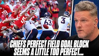 Picture Perfect Field Goal Block Brings The Chiefs To 90 Always Find Way To Win  Pat McAfee Show [upl. by Elliven]