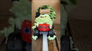 Blaze and the Monster Machines Toy ASMR Car Wash  Toymation Shorts [upl. by Mandeville]