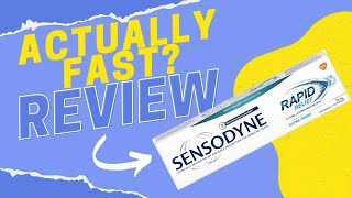 Sensodyne Rapid Relief Toothpaste  My Honest Review [upl. by Divaj]