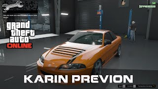 GTA Online Karin Previon Customization and Gameplay [upl. by Siouxie]