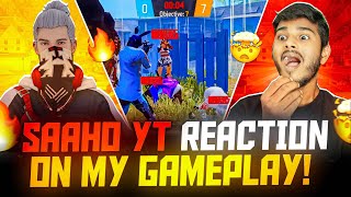 Saaho yt Reaction on my gameplay 😱 God level reactions🤯  saahoyt1593 saahoytarmy4344 [upl. by Merceer]