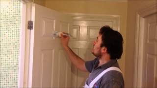 How to Sand and Paint an Interior Door [upl. by Ailedo447]