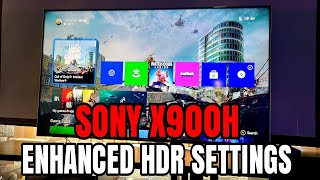 Sony X900H Vivid HDR Gaming settings [upl. by Moishe]