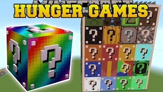 Minecraft LUCKY BLOCK HUNGER GAMES  Lucky Block Mod  Modded MiniGame [upl. by Aubrette]