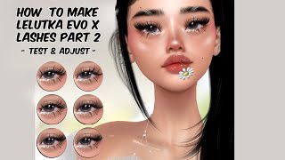 Eyelash Tutorial 2  Second Life [upl. by Nissie52]