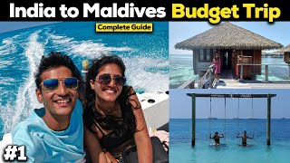 India to Maldives Budget Trip 🇲🇻 Full Guide  Water villa  Water activities [upl. by Shepperd]