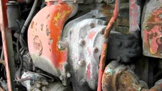 Detroit Diesel 471 engine in a Grader [upl. by Ahsatin]