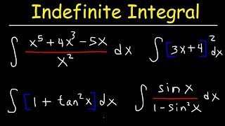 Indefinite Integral [upl. by Zamora]