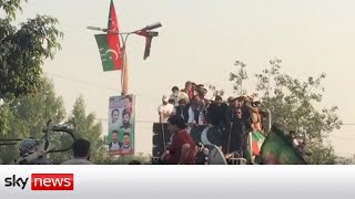 Imran Khan The moment former Pakistan PM was shot during rally [upl. by Maia667]