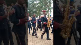 Muranga High School band during Education day  Catholic Diocese of Muranga Cathedral [upl. by Ennaeilsel]