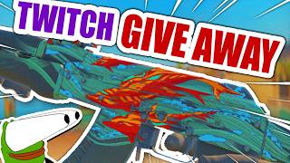 HUGE SKIN GIVE AWAY ANNOUNCEMENT  ON MY TWITCH [upl. by Irmina864]