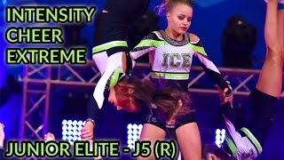 Intensity Cheer Extreme  Junior Elite  Junior Cheer Level 5 R  ICC British Open 2017 [upl. by Sitoiganap]