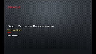 Oracle Document Understanding  Invoice Analysis Demo [upl. by Yelahs]