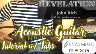 John Rich  Revelation Guitar Tutorial with Tabs [upl. by Nilde]