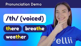 Pronouncing th voiced – English Pronunciation Lesson Part 1 [upl. by Hanae237]